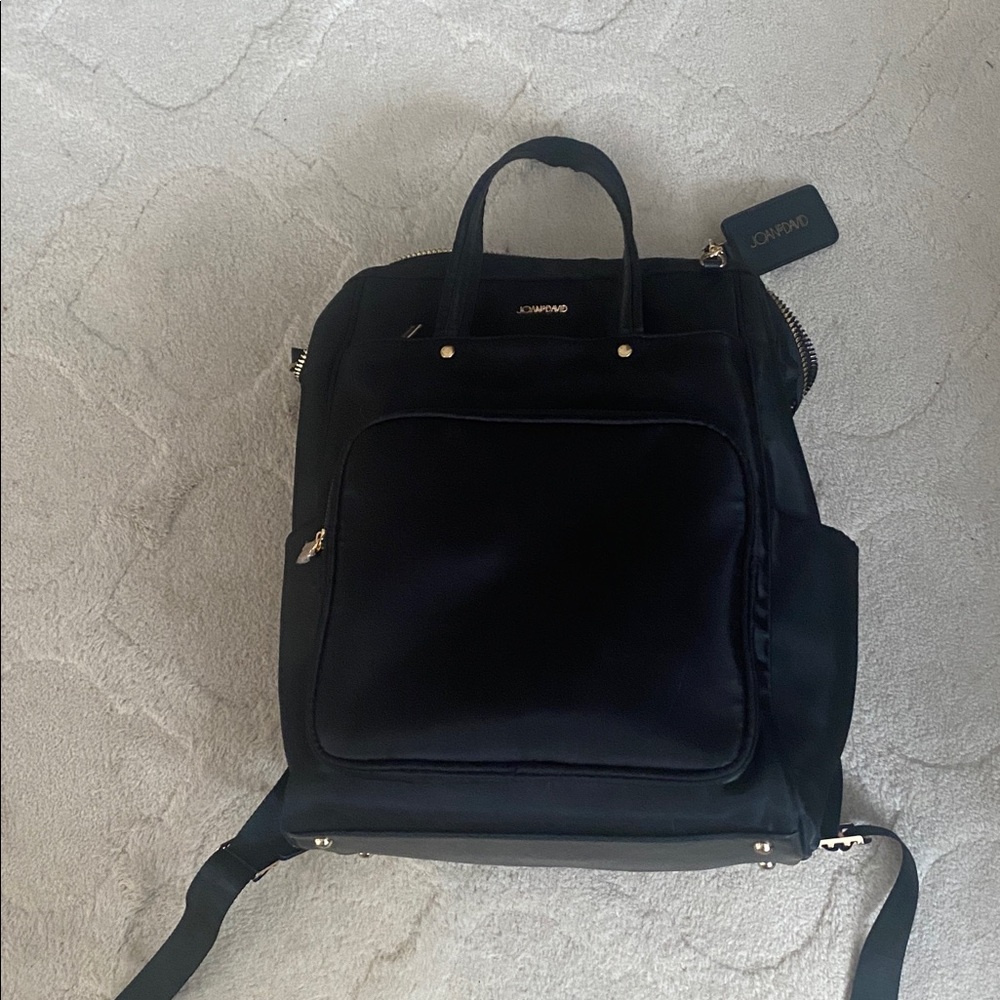 Joan & David Black Backpack